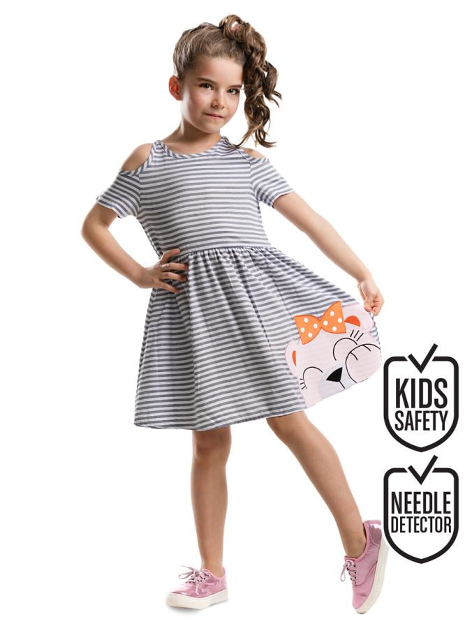 Teddy Striped Dress - 1