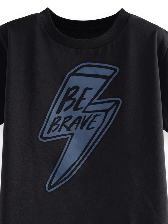 Thunder Boy Black T-shirt&Shorts Set - 5