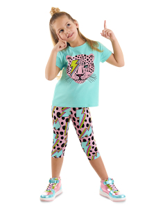 Thunder Leo Girl T-shirt&Leggings Set - 1