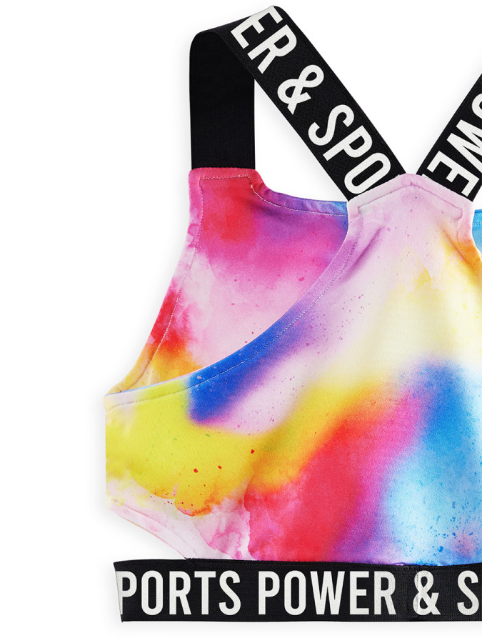 Tie-Dye Girl Active Wear Crop Top Leggings Set - 6