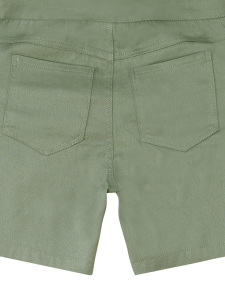 Tiger Appliqued Pique Polo Shirt&Twill Shorts Set - 2