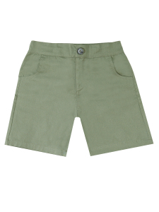 Tiger Appliqued Pique Polo Shirt&Twill Shorts Set - 8