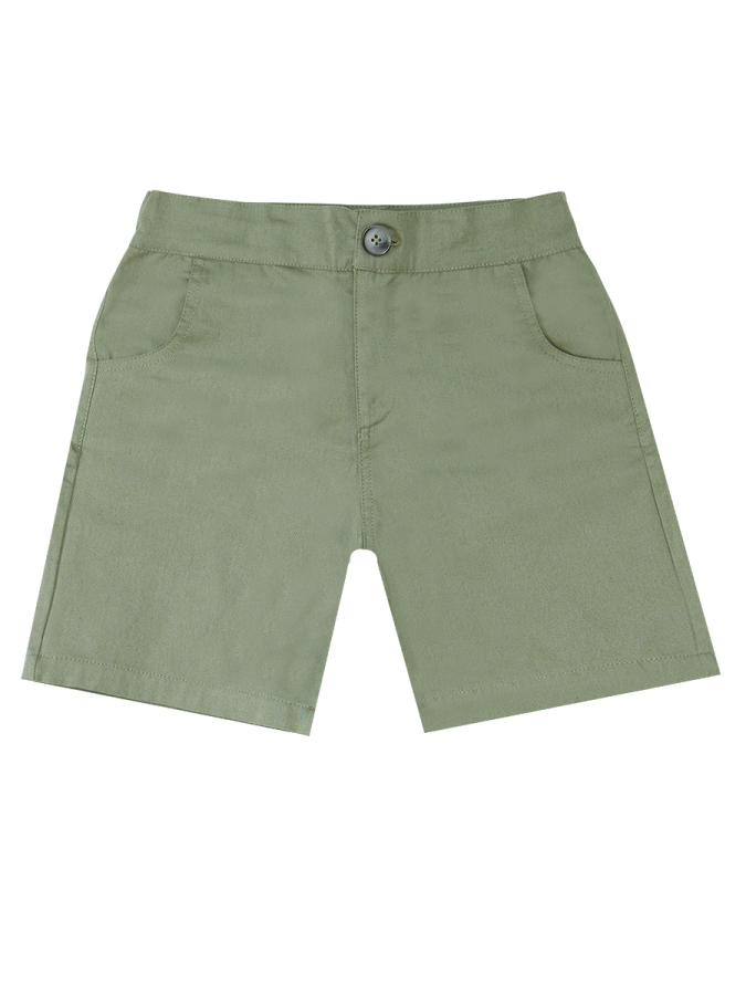 Tiger Appliqued Pique Polo Shirt&Twill Shorts Set - 6