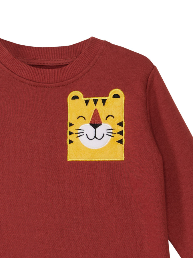 Tiger Boy Burgundy Tracksuit - 8