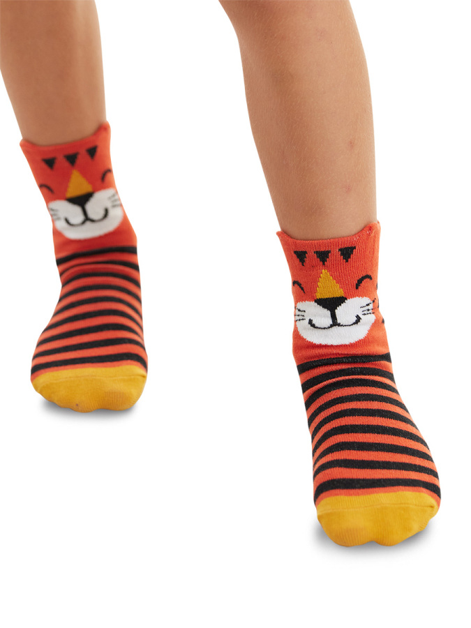 Tiger Boy Cotton Rich Socks Set - 1