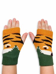 Tiger Boy Knit Glove - Thumbnail
