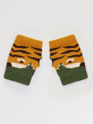 Tiger Boy Knit Glove