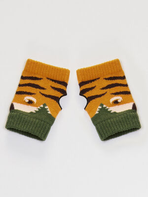 Tiger Boy Knit Glove