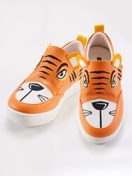Tiger Boy Orange Sneakers - Thumbnail