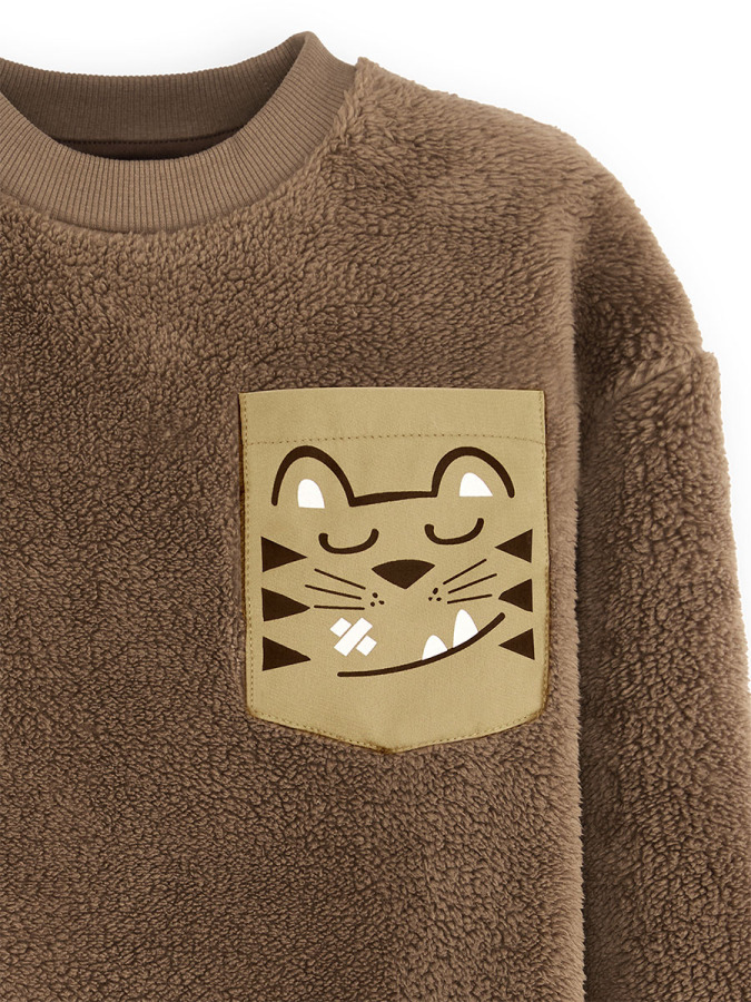 Tiger Boy Plush Sweatshirt - 5