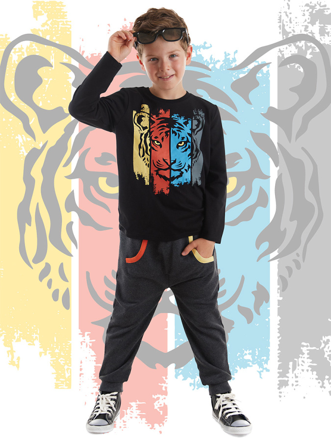 Tiger Boy T-shirt&Pants Set - 1