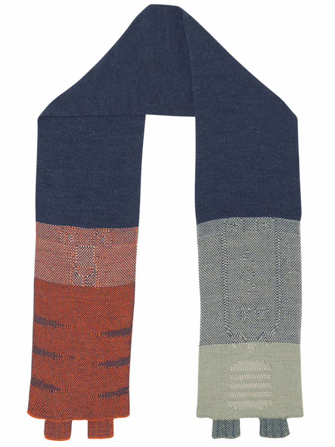 Tiger Croco Boy Knitted Scarf - 5
