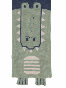 Tiger Croco Boy Knitted Scarf - 5