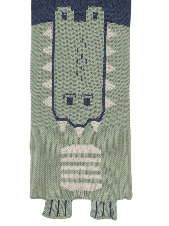 Tiger Croco Boy Knitted Scarf - 5