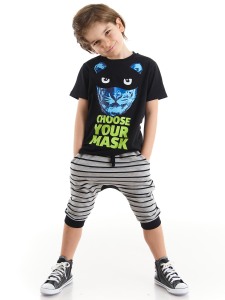 Tiger Mask Boy T-shirt&Harem Pants Set - MSHB&G