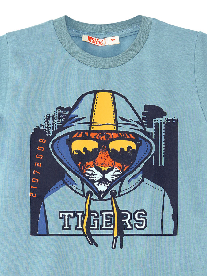 Tigers Erkek Çocuk Yazlık T-shirt Şort Takım - 8