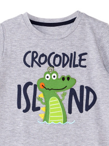 Timsah Adası Erkek Çocuk T-shirt Pantolon Takım - 8