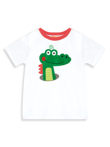Timsah Baggy Erkek Çocuk Yazlık T-shirt Şort Takım - 6