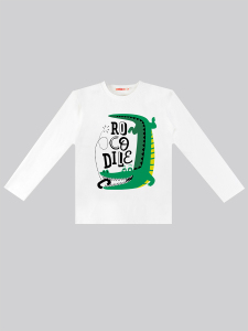 Timsah Erkek Çocuk Uzun Kol T-shirt - 3