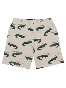 Timsah Kısa Kollu Tshirt Şort Pijama Takımı - 5