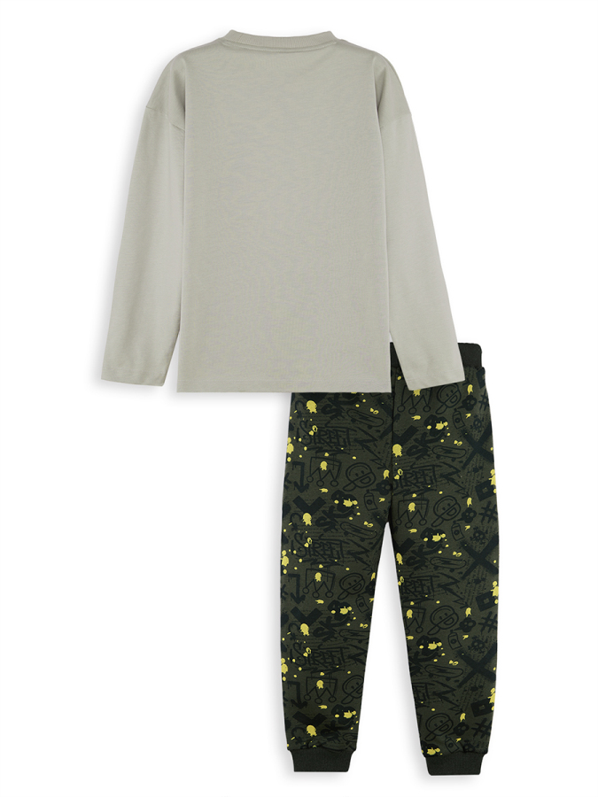 Timsah Oversize Erkek Çocuk T-shirt Pantolon Takım - 4