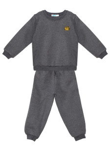 Tiny Cat Baby Boy Dark Grey Tracksuit - 2