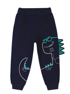 Tırtırlı Dino Erkek Çocuk Kışlık T-shirt Pantolon Takım - 6