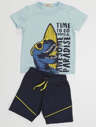 Tropic Dino Boy Shorts Set - Thumbnail