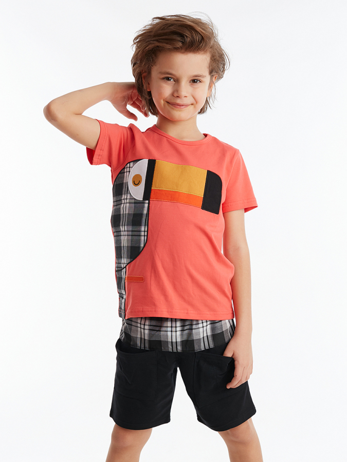 Tukan Erkek Çocuk T-shirt Şort Takım - 1