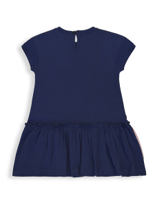 Kız Çocuk Elbise Lacivert Pamuk Penye Unicorn Tüllü Yazlık Elbise 2-8 Yaş - 5