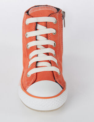 Turuncu Süet Görünümlü Erkek-Kız Sneakers - 2