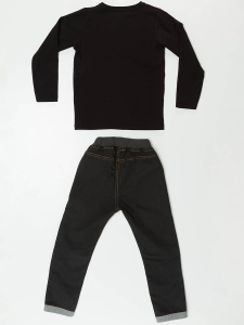 Ufo Erkek Çocuk T-shirt Denim Pantolon Takım - 4