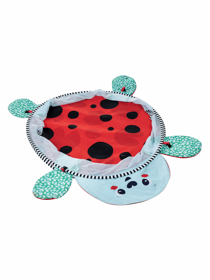 Uğur Böceği Desenli Bebek Aktivite Halısı ve Top Havuzu - 3