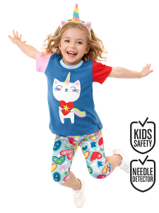 Unicorn Cat Girls 2-piece Set T-shirt-Leggings - 1