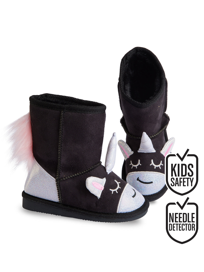 Unicorn Girl Black Boots - 1