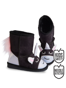 Unicorn Girl Black Boots - 1