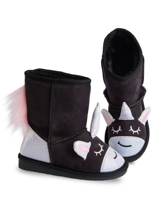 Unicorn Girl Black Boots - 2