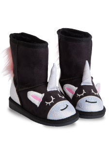 Unicorn Girl Black Boots - 3