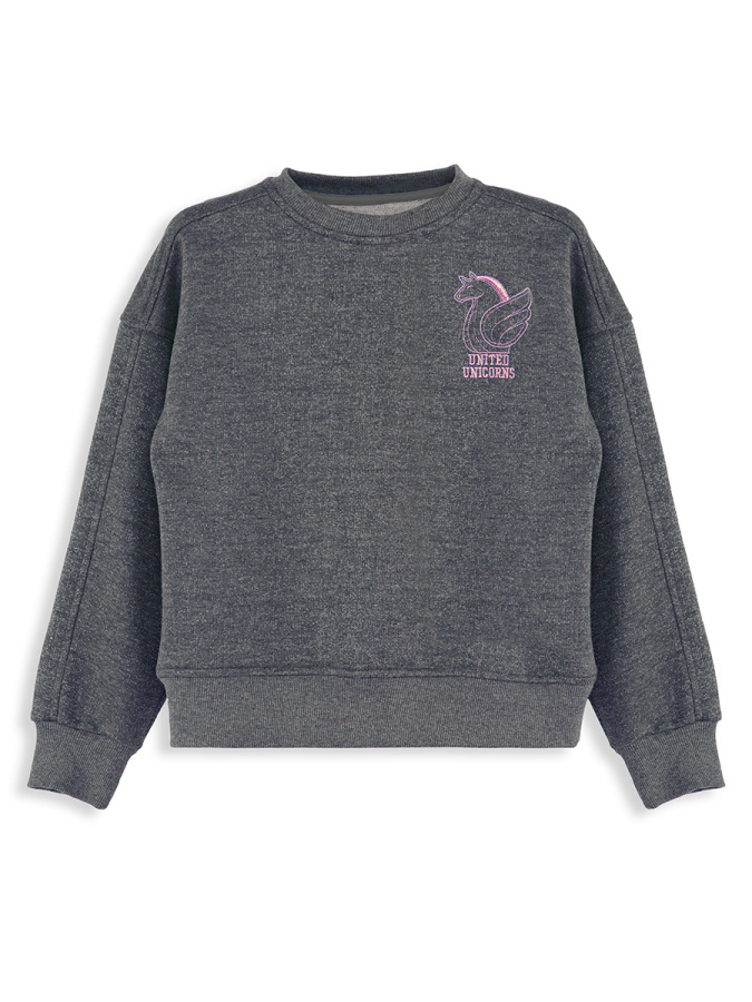 Unicorn Girl Grey Tracksuit - 5