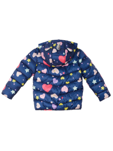 Unicorn Girl Navy Blue Puffer Coat - 5