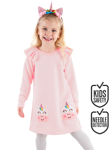 Unicorn Girl Pink Dress - 1