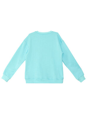 Unicorn Girl Turquoise Sweatshirt