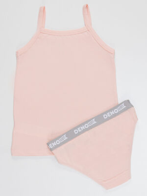 Unicorn Girls Pink Vest&Hipster Brief Pack