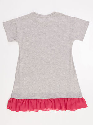 Unicorn Grey Girl Dress - 4
