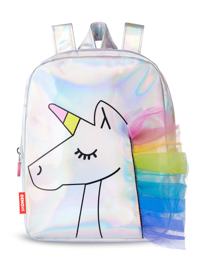 Unicorn Hologram Girl Backpack - 1