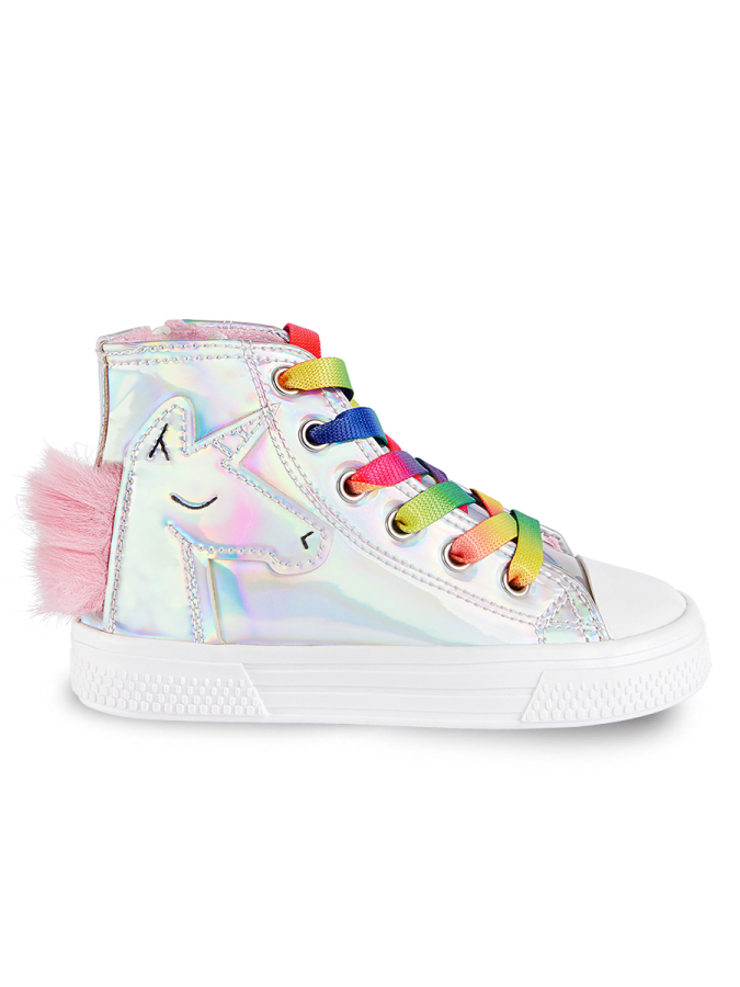 Unicorn Hologram High Top Sneakers - 5