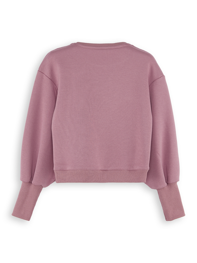 Kız Çocuk Kışlık Unicorn Desenli Mor Uzun Kollu Sweatshirt 4-10 Yaş - 4
