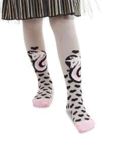 Unicorn Light Grey Knit Stockings - Denokids