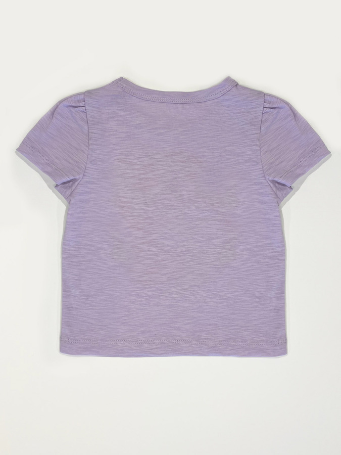 Unicorn Lila Kız Çocuk T-shirt - 2
