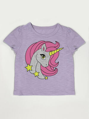 Unicorn Lilac Girl T-shirt